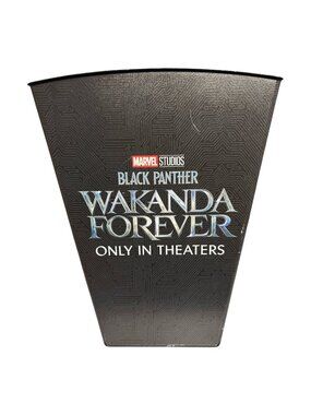 Marvel Black Panther Wakanda Forever Popcorn Bucket Movie Theater Collectible Co